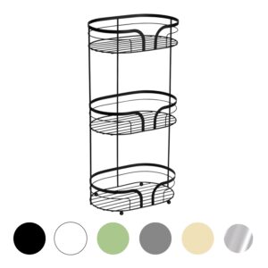Dante Steel Freestanding Floor Caddy - Bathroom Caddies and Baskets