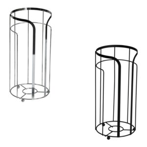 Dante Steel Spare Toilet Paper Holder - Free Standing Toilet Roll Holders