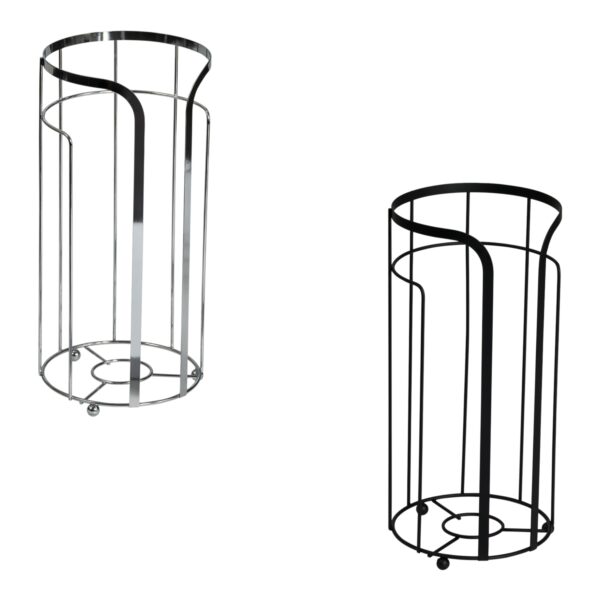 Dante Steel Spare Toilet Paper Holder - Free Standing Toilet Roll Holders