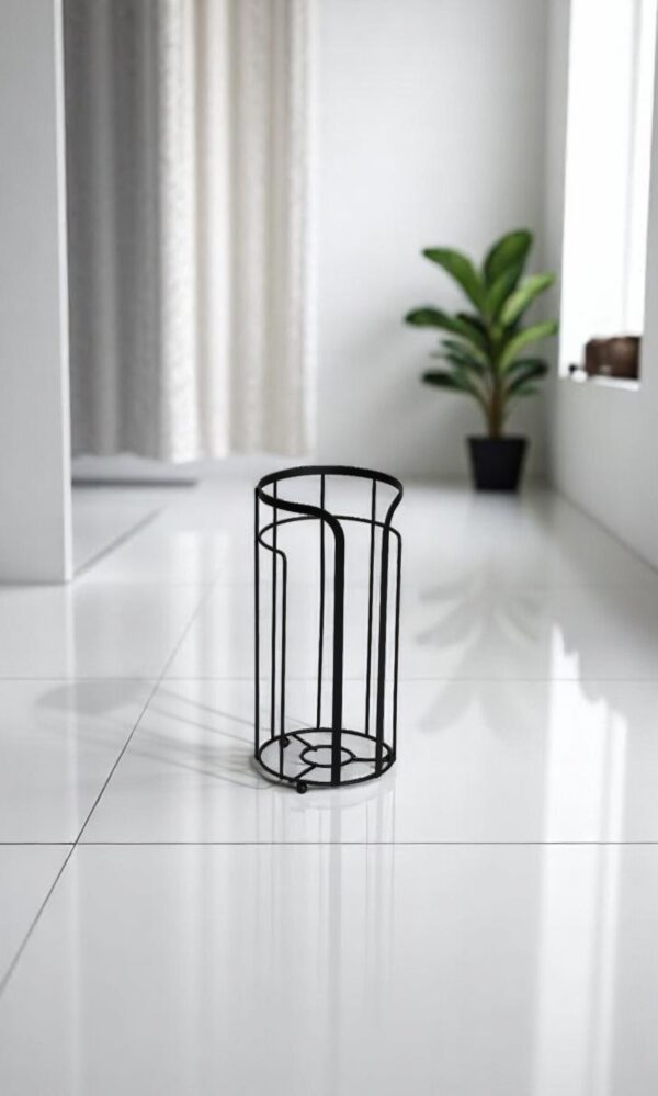 Dante Steel Spare Toilet Paper Holder - Free Standing Toilet Roll Holders