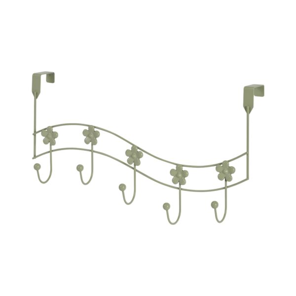 Flowers Over Door Storage Hooks - Over Door Hooks / Robe Hooks