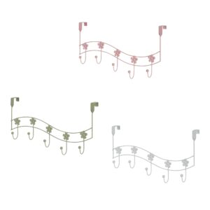 Flowers Over Door Storage Hooks - Over Door Hooks / Robe Hooks