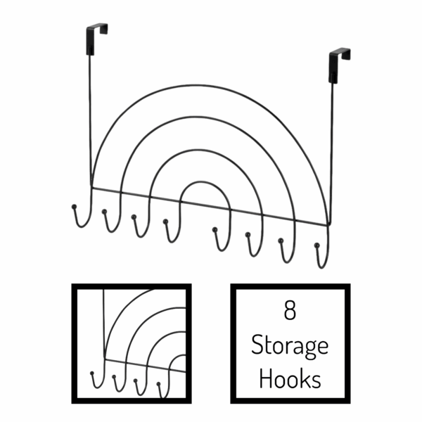 Rainbows Over Door Storage Hooks - Over Door Hooks / Robe Hooks