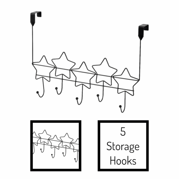 Stars Over Door Storage Hooks - Over Door Hooks / Robe Hooks