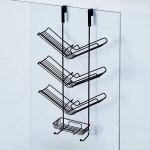 Atrium 3 Tier Hanging Black Shower Caddy - Sale