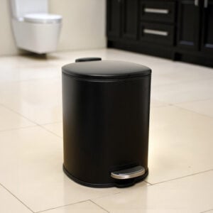 Capri Black 3L Pedal Bin Capri Black 3L Pedal Bin - Bathroom Bins