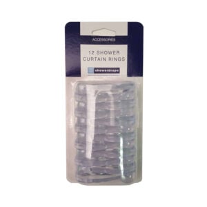 Curtain Rings Clear – Blister Pack Curtain Rings Clear – Blister Pack - Shower Accessories